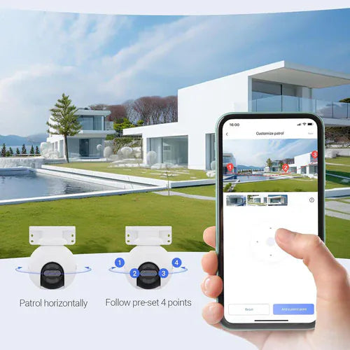 Ezviz 8mp+2mp Dual Lens PT Camera Outdoor-H80x - متجر نصر