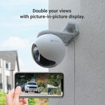 EZVIZ Surveillance Camera Ezviz Dual-Lens, Weatherproof Pan & Tilt Wi-Fi Camera 2mp |Ezviz C8PF