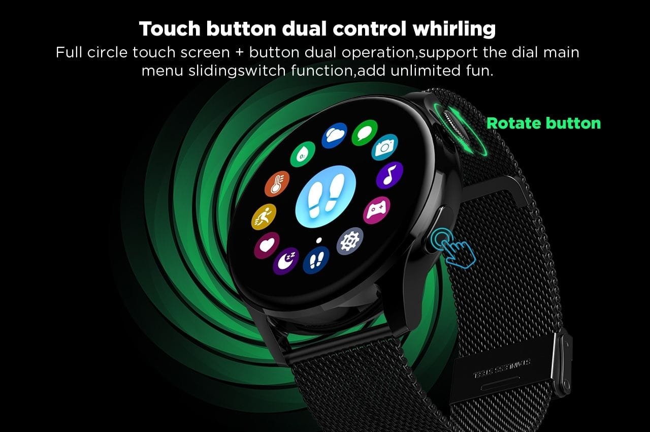 G-Tab GT5 Smart Watch (Black - Silver - Gold) -C - متجر نصر