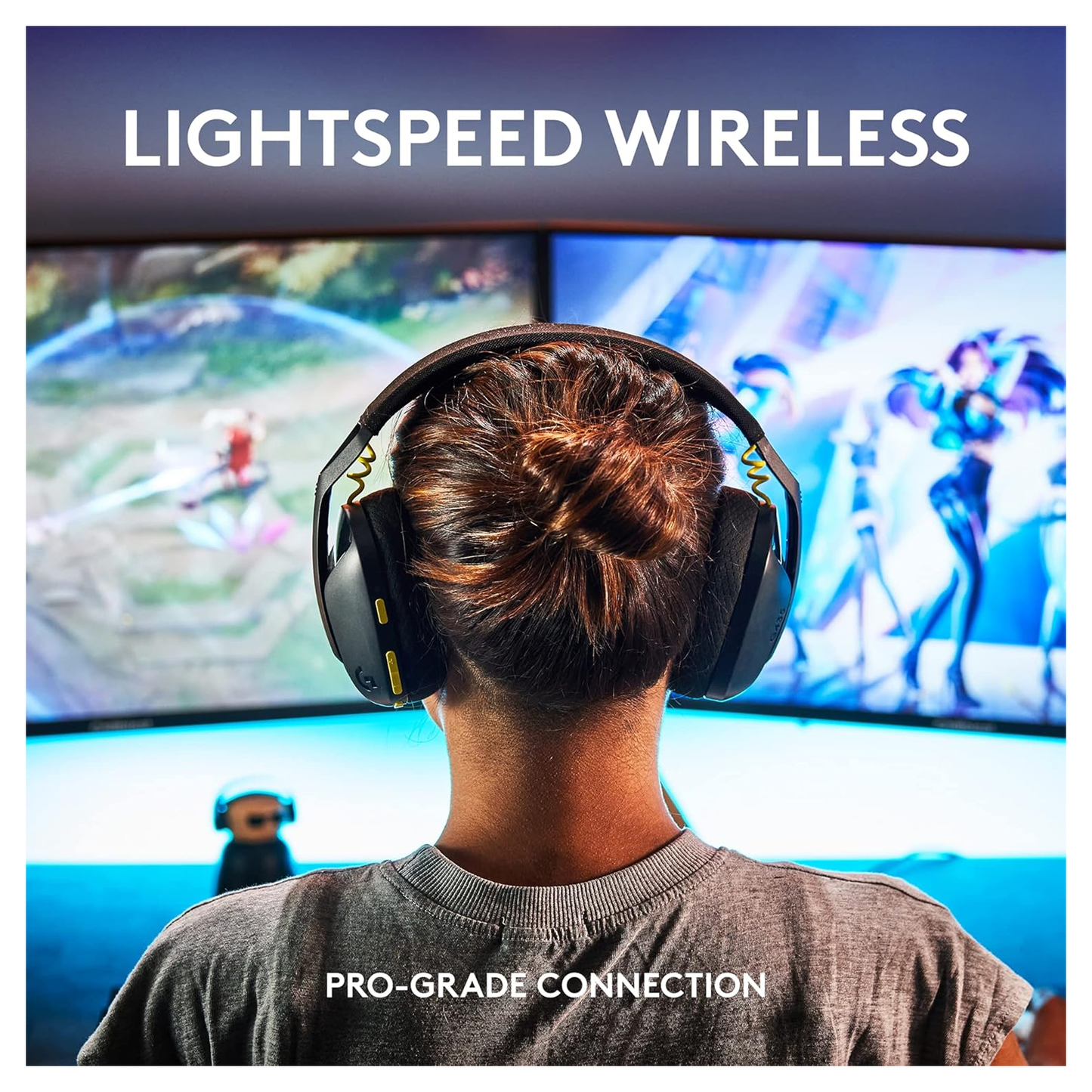 Logitech G435 LightSpeed Over Ear Wireless Gaming Headset متجر نصر