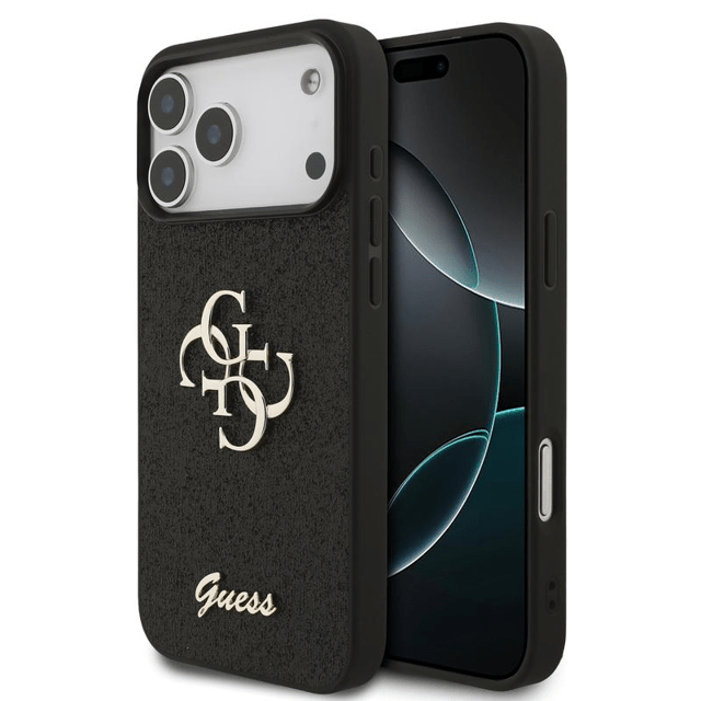 GUESS Glitter PU Case with Big 4G Metal Logo | IPHONE 17 Sereis | Multi Color - متجر نصر