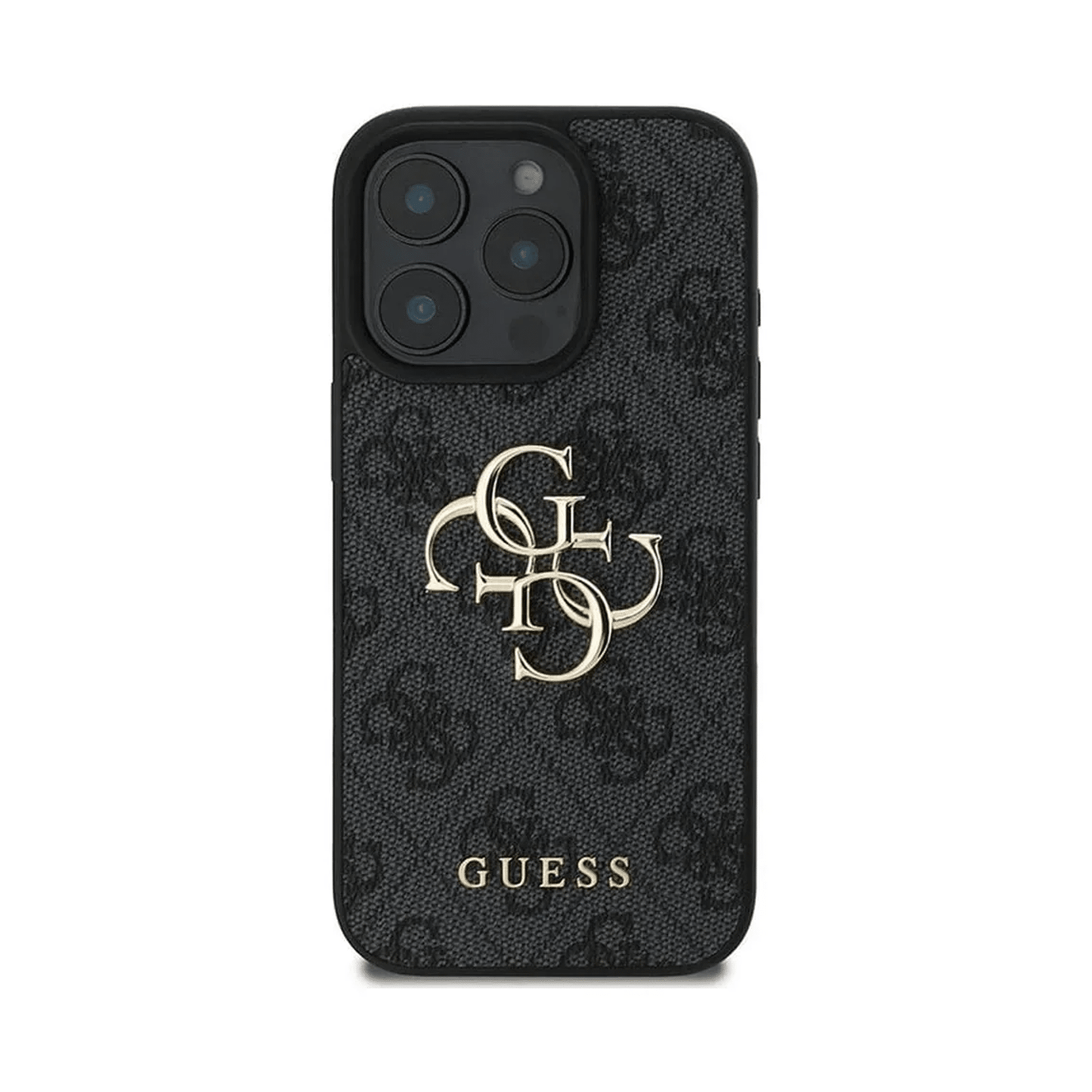 GUESS MagSafe 4G PU Leather Case iPhone 16 Pro Max - Black - متجر نصر
