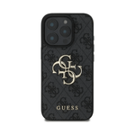 GUESS Mobile Phone Accessories GUESS MagSafe 4G PU Leather Case iPhone 16 Pro Max - Black