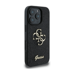 GUESS Mobile Phone Accessories Guess PU Fixed Glitter 4G Metal Logo Case | iphone 16 Pro Max | Multi Color