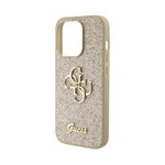GUESS Mobile Phone Accessories Guess PU Fixed Glitter 4G Metal Logo Case | iphone 16 Pro Max | Multi Color