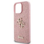 GUESS Mobile Phone Accessories Guess PU Fixed Glitter 4G Metal Logo Case | iphone 16 Pro Max | Multi Color