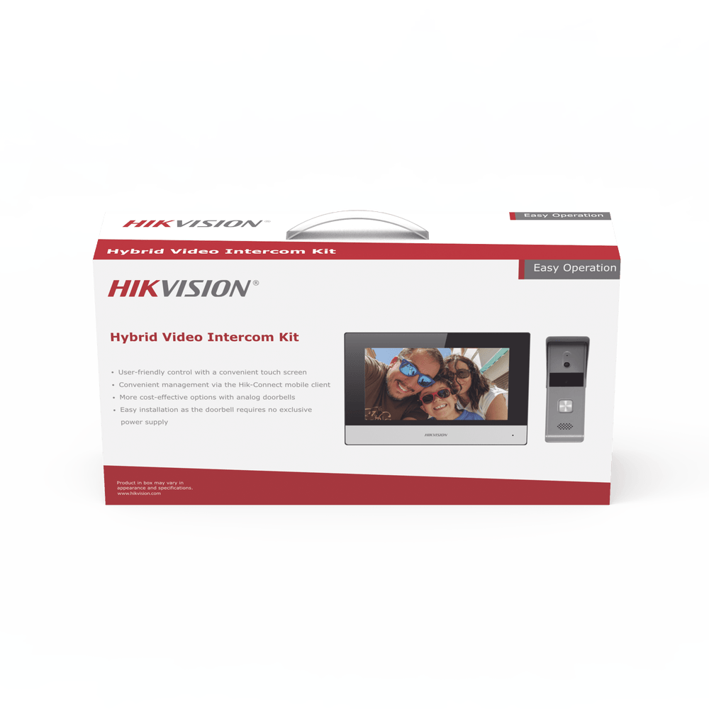 Hikvision-C Hybrid Video Intercom Kit 7" Touch Screen | DS-KIS303-P - متجر نصر