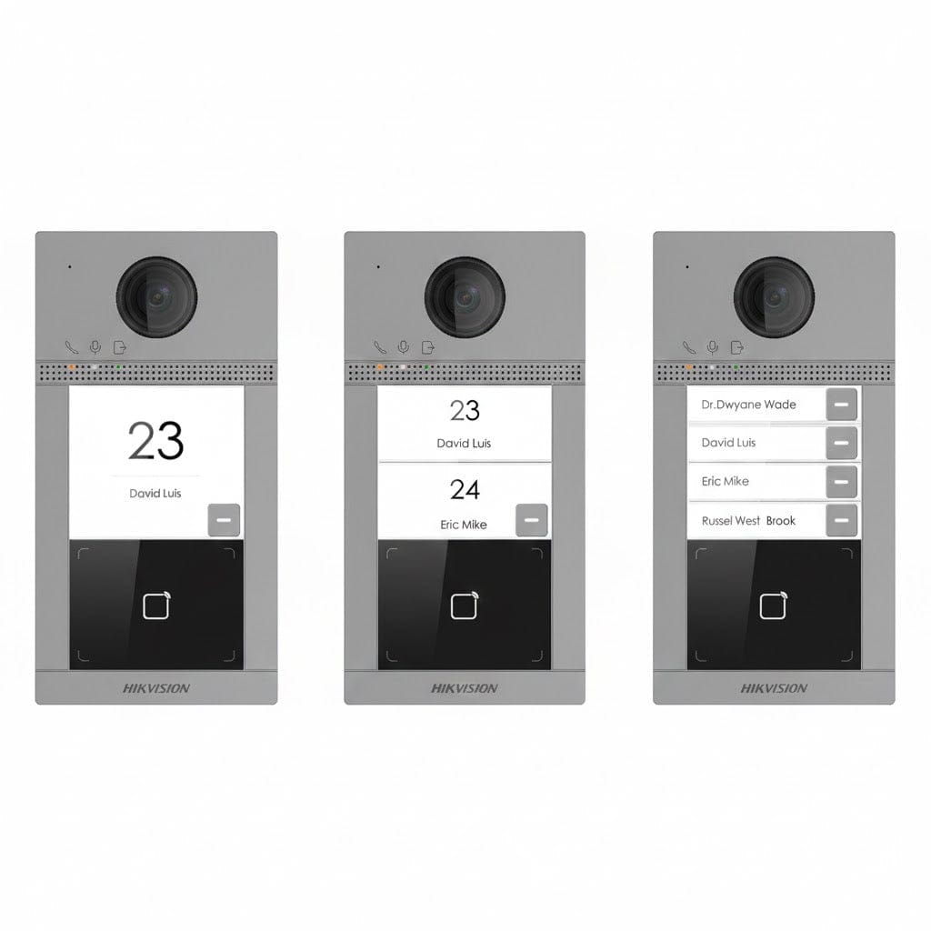 Hikvision IP Intercom Video Outdoor Unit Wi-Fi/Wired (1/2/4 Buttons) | DS-KV8x13-WME1 - متجر نصر