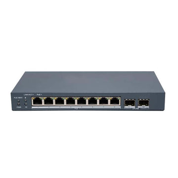 Hikvision Networks HIKVISION DS-3E1510P-EI/M-8P2F 8 Port Gigabit Smart POE Switch