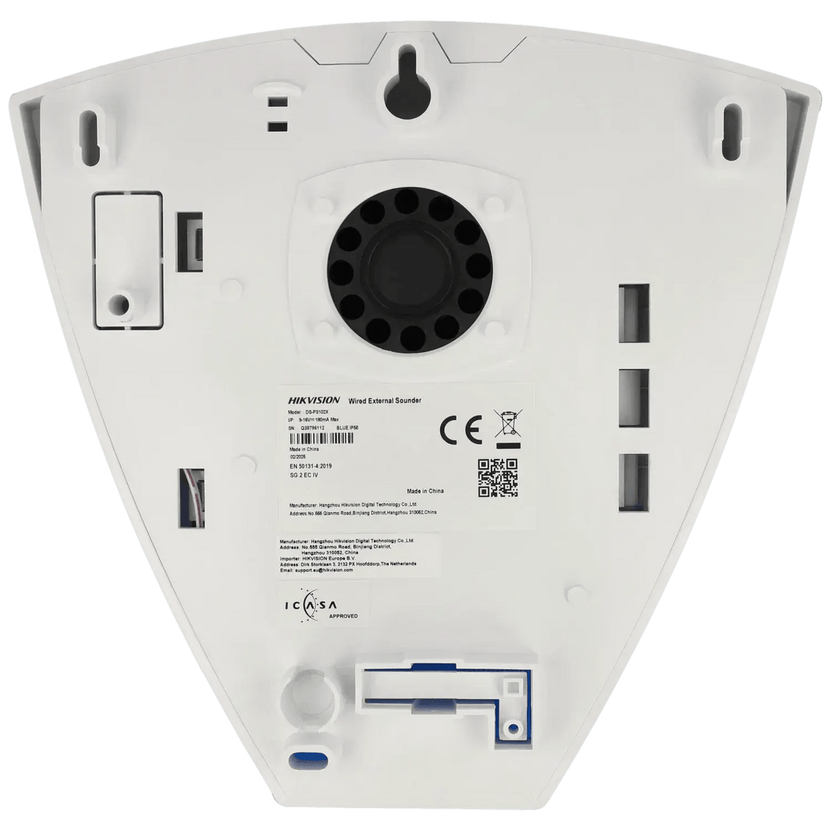Hikvision-C Wired External Sounder with Blue Strobe | DS-PS102X/BLUE - متجر نصر