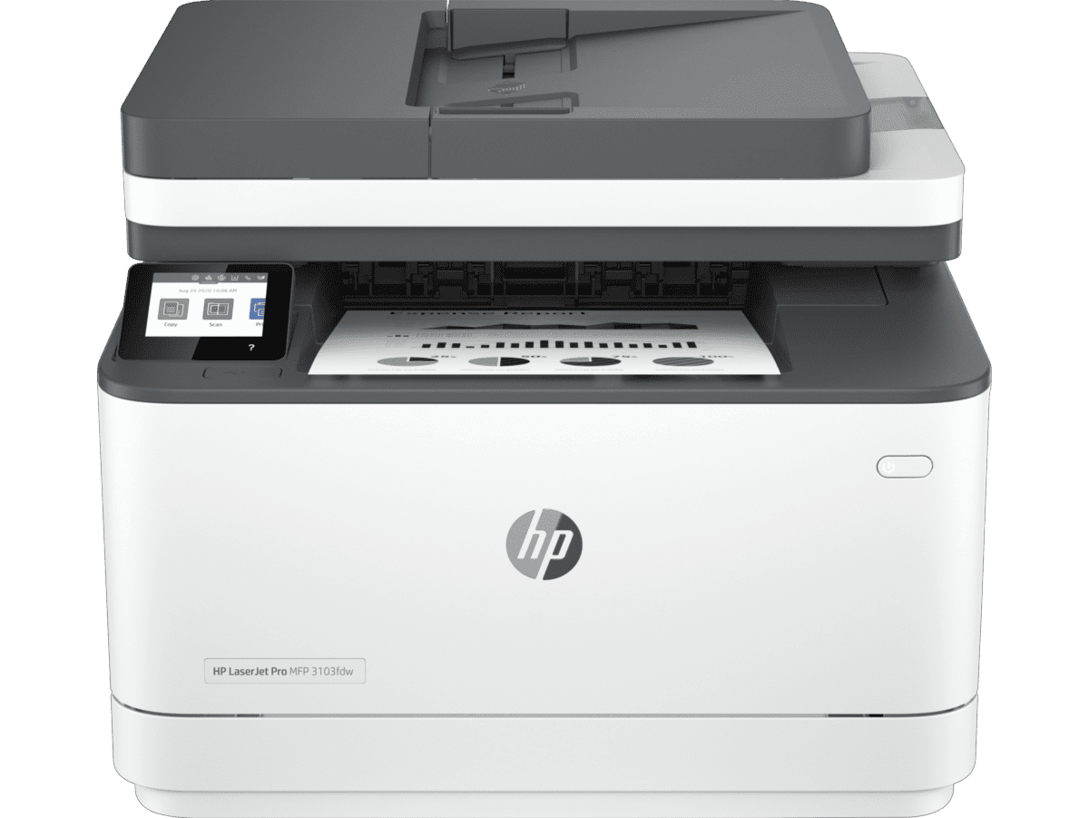HP LaserJet Pro MFP 3103fdw Wireless Mono Laser Printer | AK - متجر نصر