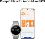 Huawei Smart&Games Huawei GT4 Smart Watch (Leather Strap ) With Gift Honor Choice Earbuds X5 -F