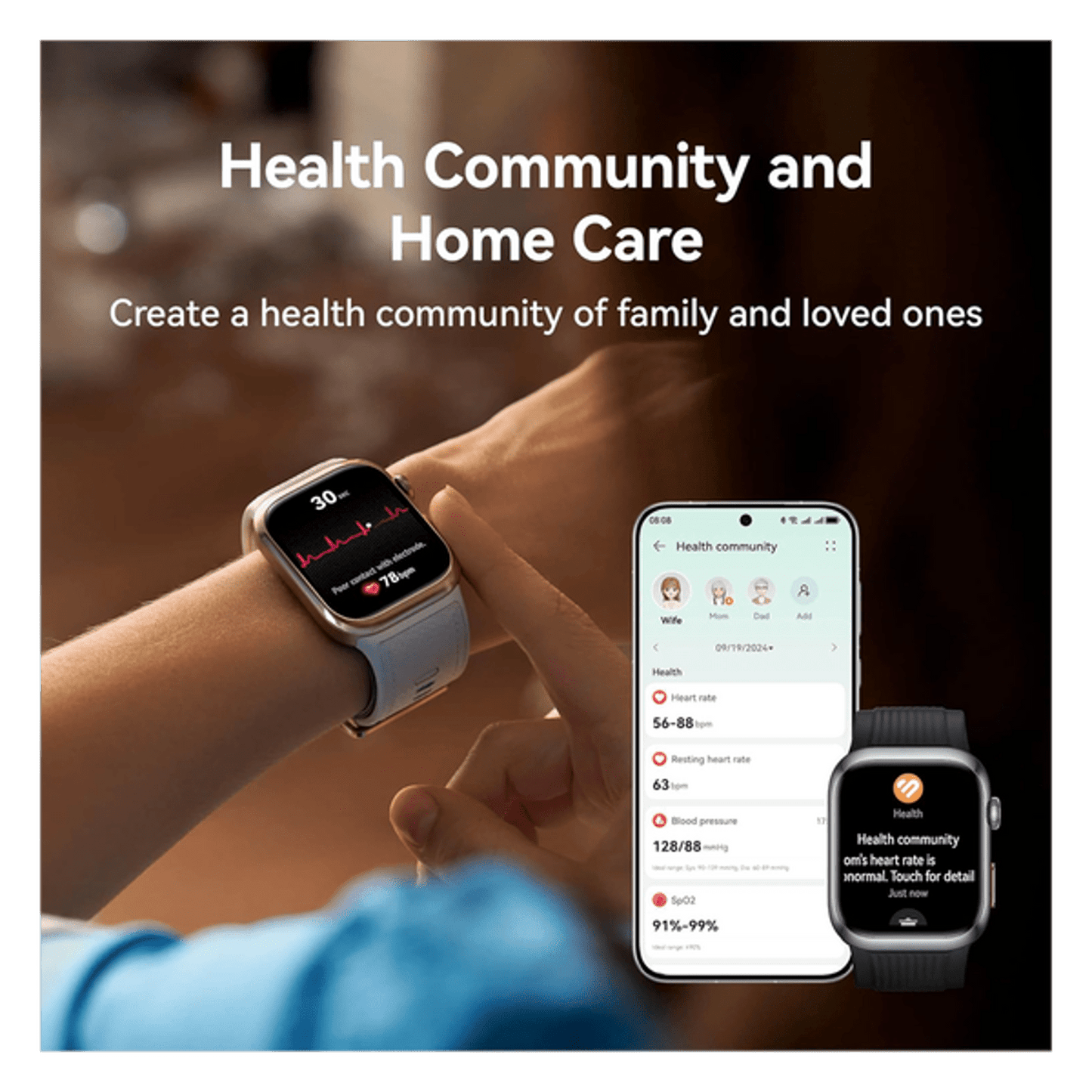 Huawei Smartwatch | WATCH D2 | Ambulatory Blood Pressure Monitoring | Heart Rate Tracker - متجر نصر