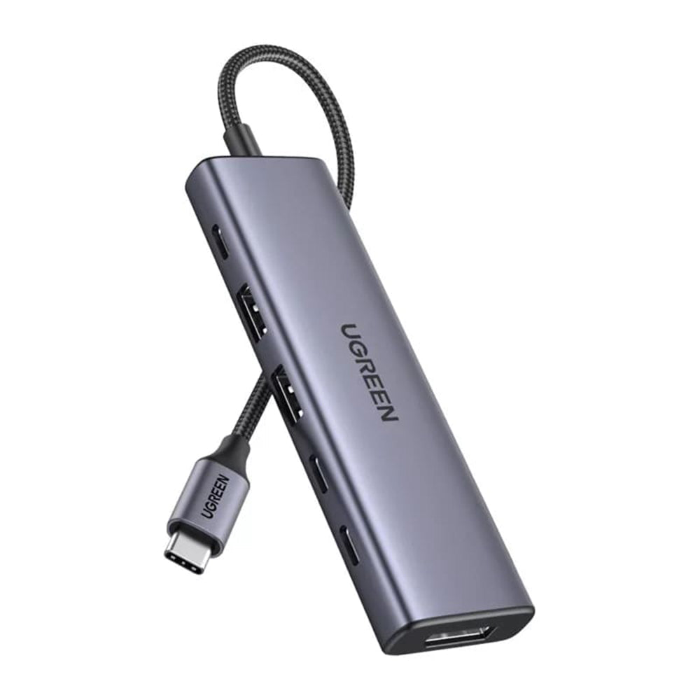 موزع UGREEN 6-in-1 USB-C Hub مع DisplayPort و 2x USB-A 10Gbps و 2x USB-C 10Gbps و 100W PD | CM511 -75586 - متجر نصر