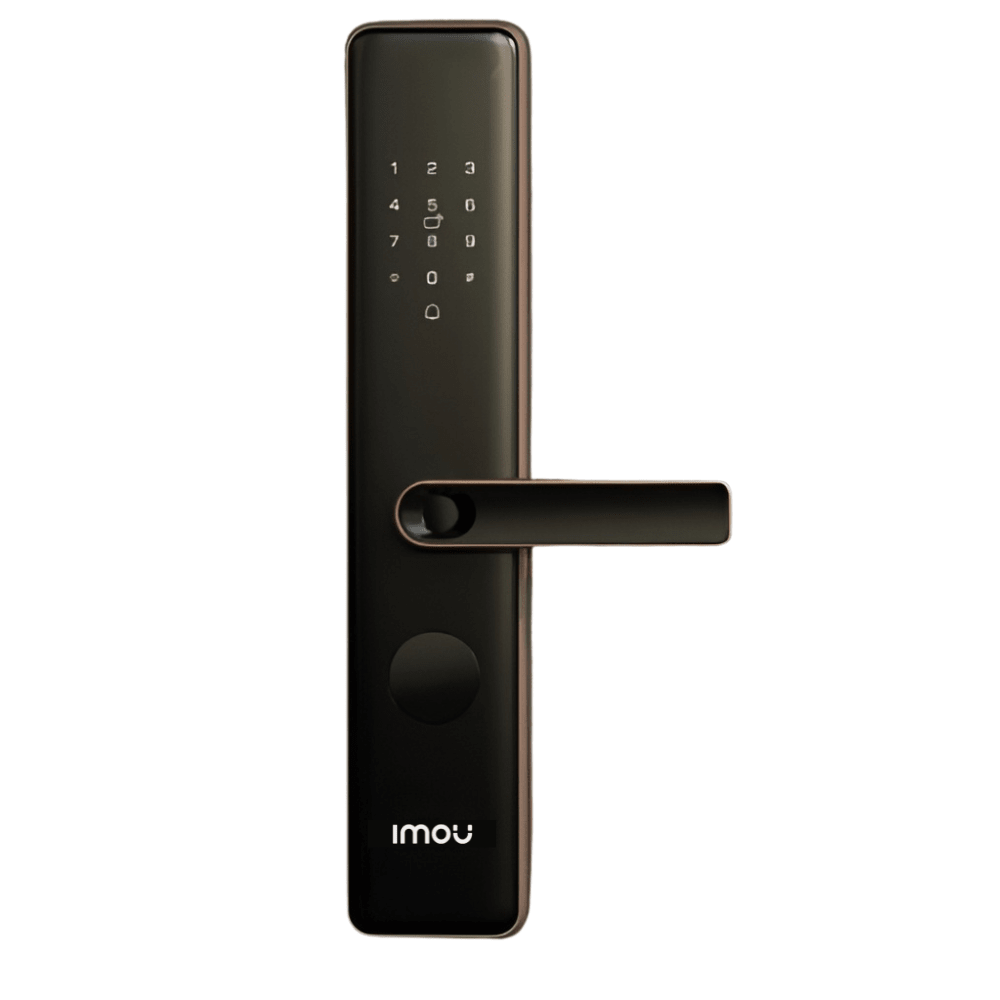 IMOU-C K1-W Wi-Fi Smart Lever Door Lock with Fingerprint (Black) | K1-G-W-EN - متجر نصر