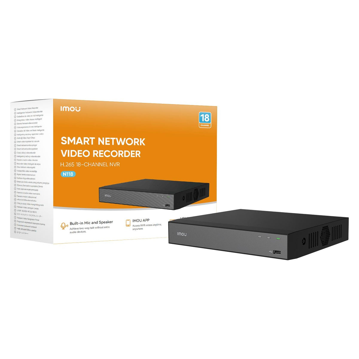 IMOU-C NVR 10 / 18 Channel Network Video Recorder (N110 / N118) | NVR-N110-8A0E - متجر نصر