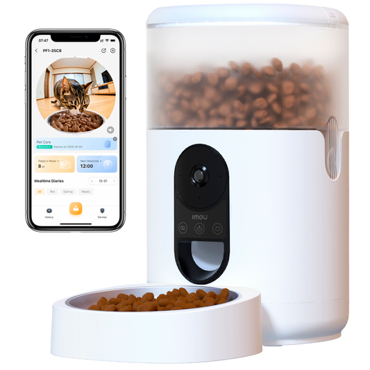 Smart Pet Feeder with 360° Camera (4 L) | IMOU PET-PF1-4LSP متجر نصر