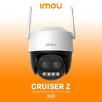 IMOU Surveillance Camera 5mp Smart Outdoor PTZ Camera 3x Optical Zoom | IMOU Cruiser Z