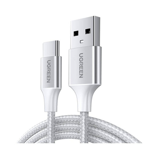 Ugreen USB A to C Quick Charging Cable (White) / 60131-60132-60133