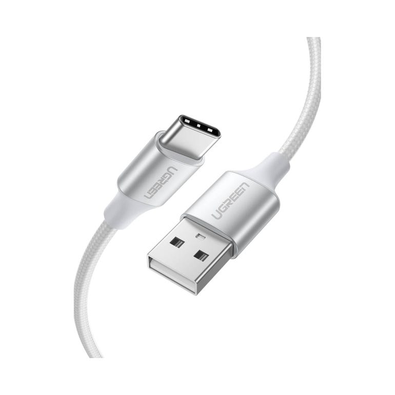 Ugreen USB A to C Quick Charging Cable (White) / 60131-60132-60133