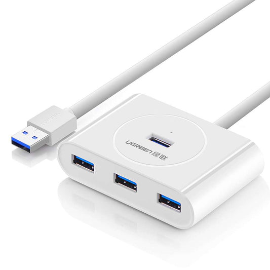 UGREEN USB 3.0 A 4-Ports Hub / CR113 White 1M #20283