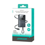 JOYROOM Mobile Phone Accessories Black JOYROOM-C Elva 10000mAh 22.5W Power Bank with 70cm Retractable USB-C Cable & LED Display Black | JR-PR1