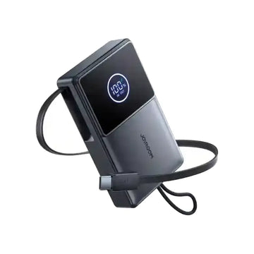 JOYROOM Mobile Phone Accessories Black JOYROOM-C Elva 10000mAh 22.5W Power Bank with 70cm Retractable USB-C Cable & LED Display Black | JR-PR1