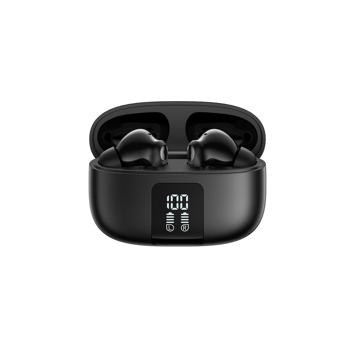 JOYROOM-C Funpods True Wireless Earbuds, 38dB ANC, 4-Mic ENC, Bluetooth 5.4, 28H Playtime Black | JR-FN3 - متجر نصر
