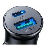 JOYROOM Mobile Phone Accessories JoyRoom 30W usb A + usb C mini Metal Car Charger JR-CCN05