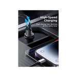 JOYROOM Mobile Phone Accessories JoyRoom 30W usb A + usb C mini Metal Car Charger JR-CCN05