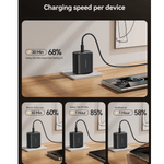 JOYROOM Mobile Phone Accessories Joyroom 45W GaN Wall Charger for Samsung Ultra - Black / JR-TCG13