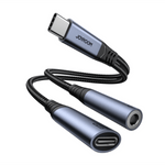 JOYROOM Mobile Phone Accessories JOYROOM Audio-Transfer Series 2-in-1 Audio Adapter 3.5mm + Type-C - SY-C02