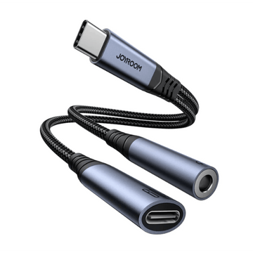 JOYROOM Mobile Phone Accessories JOYROOM Audio-Transfer Series 2-in-1 Audio Adapter 3.5mm + Type-C - SY-C02