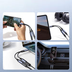 JOYROOM Mobile Phone Accessories JOYROOM Audio-Transfer Series 2-in-1 Audio Adapter (Type-C to Dual Type-C) - SY-C03