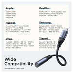 JOYROOM Mobile Phone Accessories JOYROOM Audio-Transfer Series Audio Adapter (Type-C to 3.5mm)-Black/ SY-C01