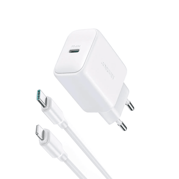 JOYROOM Mobile Phone Accessories JOYROOM Charger 20W PD, 1m C-to-Lightning Cable - White / JR-TCF20