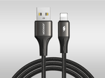 JOYROOM Mobile Phone Accessories JOYROOM Light-Speed Series 3A Fast Charging Data Cable (USB-A to Lightning) 1.2m Black-S-A25