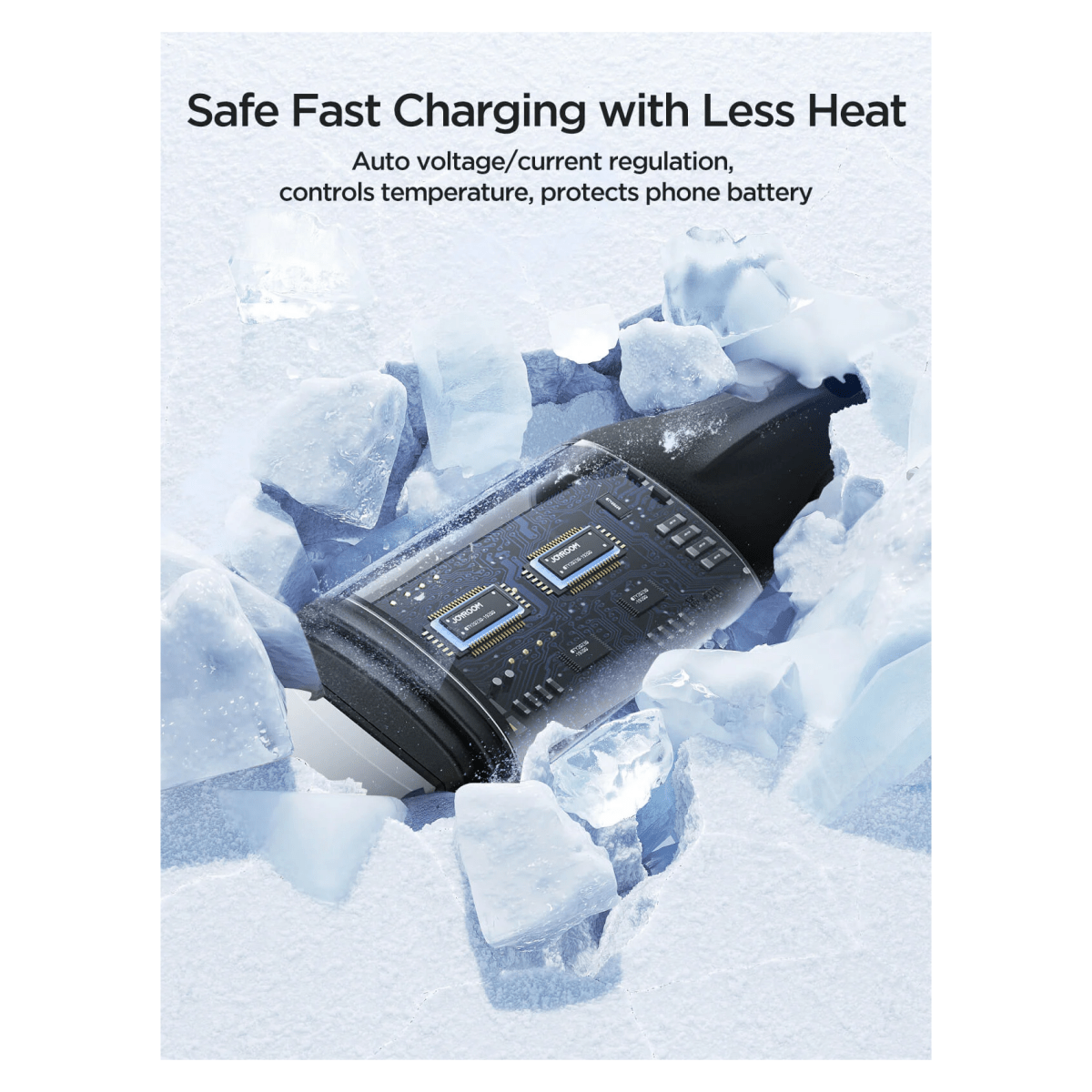 كابل بيانات وشحن سريع من سلسلة JOYROOM Light-Speed ​​بقوة 3 أمبير (USB-A إلى Lightning) بطول 1.2 متر، أسود - S-A25 - متجر نصر
