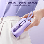 JOYROOM Mobile Phone Accessories JOYROOM Mini Power Bank 22.5W 10000mAh with Dual Cables (Purple) / JR-L012
