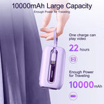 JOYROOM Mobile Phone Accessories JOYROOM Mini Power Bank 22.5W 10000mAh with Dual Cables (Purple) / JR-L012