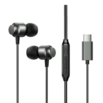 JOYROOM Mobile Phone Accessories JOYROOM Type-C In-Ear Metal Wired Earbuds / JR-EC06