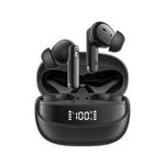 JOYROOM Jbuds True Wireless Earbuds, Bluetooth 5.4, 10mm Drivers, Dual-Mic ENC, LED Battery Display, 30H Playtime, IPX5 Black | JR-BB3