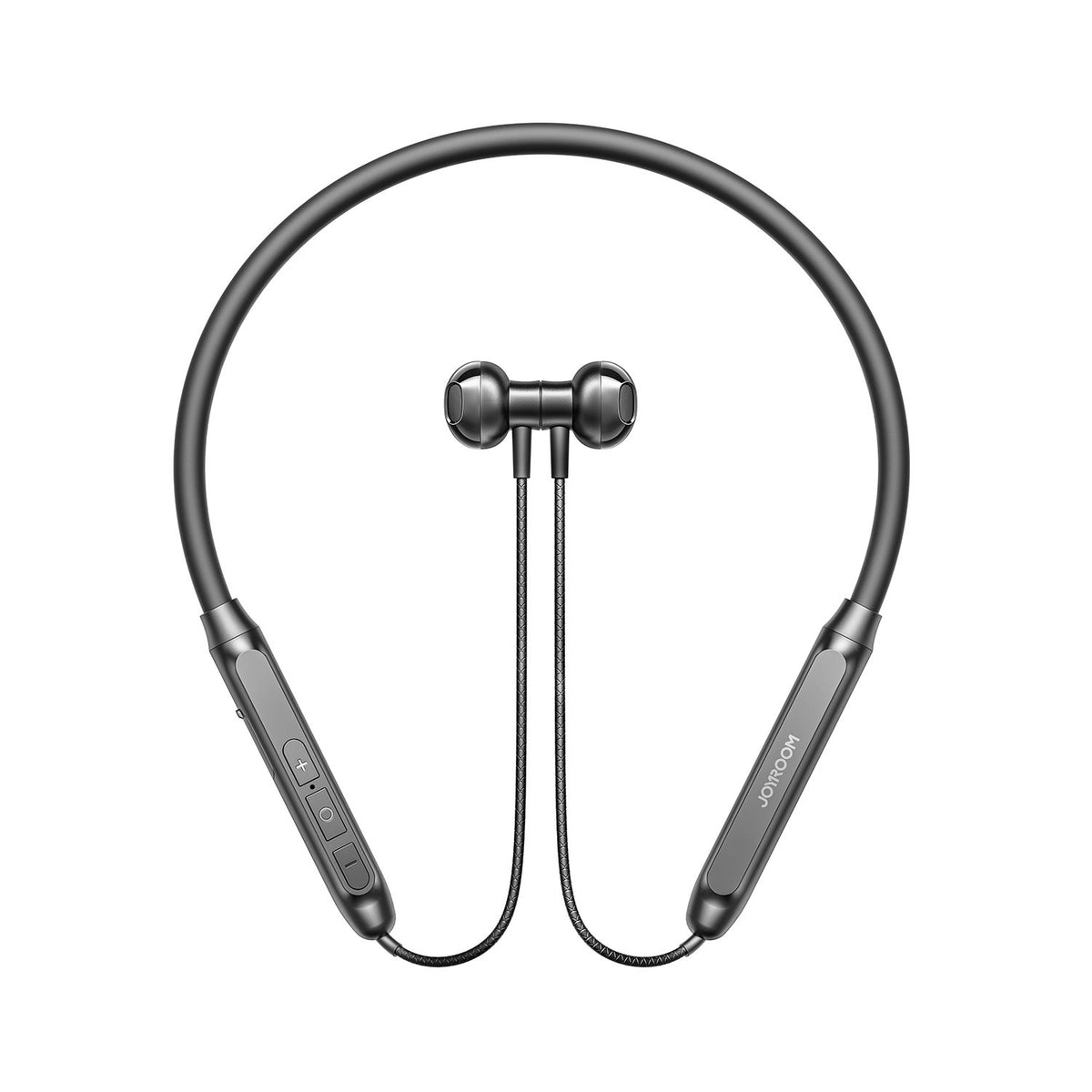 JOYROOM® Neckband Wireless Earphones, Bluetooth 5.4, 14.2mm Drivers, 30H Playtime, Dual-Device Connection, Magnetic Earbuds, IP54 | JR-D8 - متجر نصر