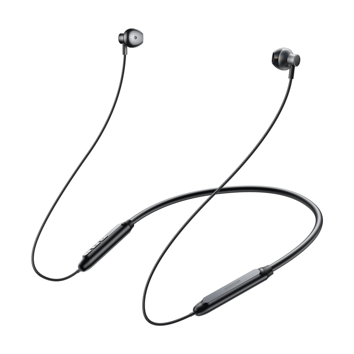 JOYROOM® Neckband Wireless Earphones, Bluetooth 5.4, 14.2mm Drivers, 30H Playtime, Dual-Device Connection, Magnetic Earbuds, IP54 | JR-D8 - متجر نصر