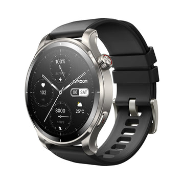 JOYROOM Venture Bluetooth Calling Smart Watch, 1.43" AMOLED 466x466, Always-On Display, Bluetooth 5.3, 110+ Sports Modes, 1ATM, 20 Days Battery Sunset Grey | JR-FV1