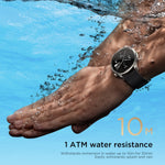 JOYROOM Venture Bluetooth Calling Smart Watch, 1.43" AMOLED 466x466, Always-On Display, Bluetooth 5.3, 110+ Sports Modes, 1ATM, 20 Days Battery Sunset Grey | JR-FV1