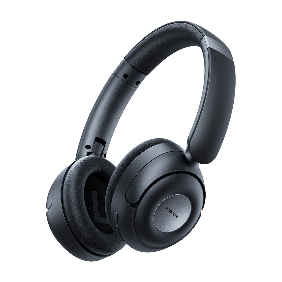 JOYROOM® JHead Hybrid ANC Wireless Headphones, Bluetooth 6.0, -45dB ANC, 5-Mic AI ENC, App Support, Up to 55H Playtime, IP54 Black | JR-JH3 - متجر نصر