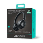 JOYROOM JHead Hybrid ANC Wireless Headphones, Bluetooth 6.0, -45dB ANC, 5-Mic AI ENC, App Support, Up to 55H Playtime, IP54 Black | JR-JH3