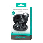 JOYROOM Openfree Open-Ear Wireless Headphones, Ear-Hook Sports Design, 16mm Driver, Bluetooth 5.4, 50H with Case, IPX4 Black | JR-OE4