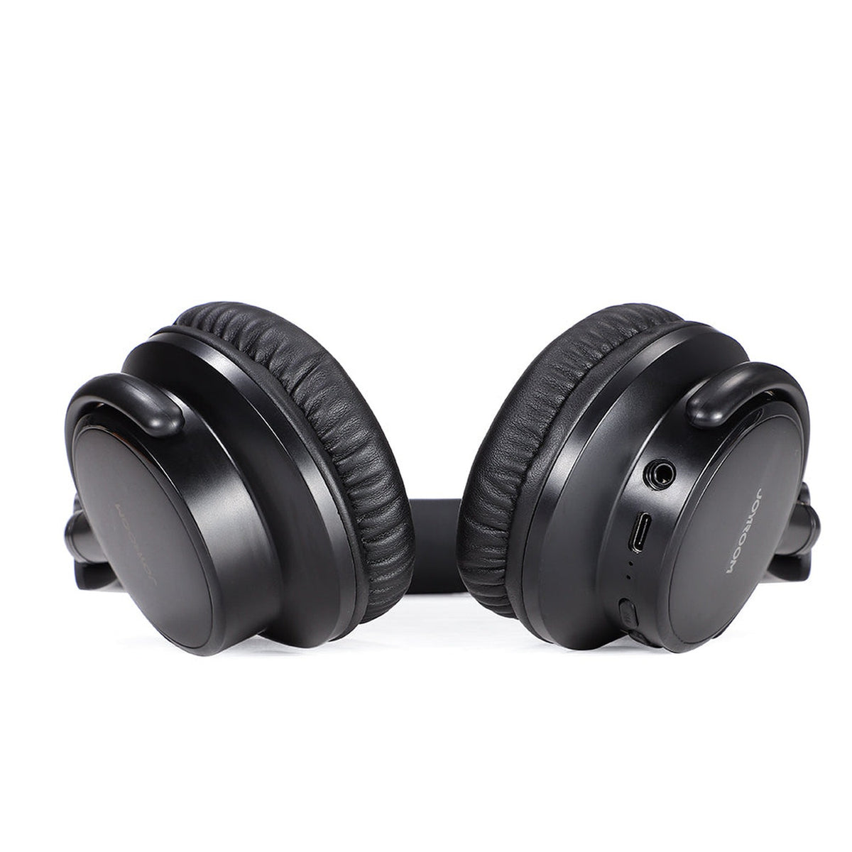 JOYROOM® Wireless Over-Ear Bluetooth 5.0 Headphones, 40mm Drivers, Wired AUX Mode, FM Radio, Foldable Black | JR-OH1 - متجر نصر
